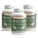 BIOAYURVEDA Green Tea Capsule for Fat Loss and Metabolism Boost, 60 Capsules (Pack of 3)