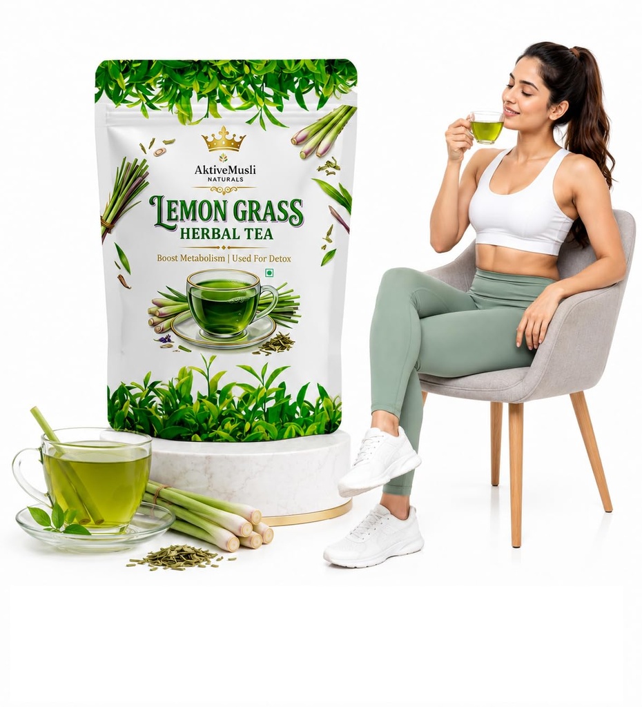 Lemongrass Herbal Tea- Boost Metabolism Used For Detox, Weight loss Green Tea