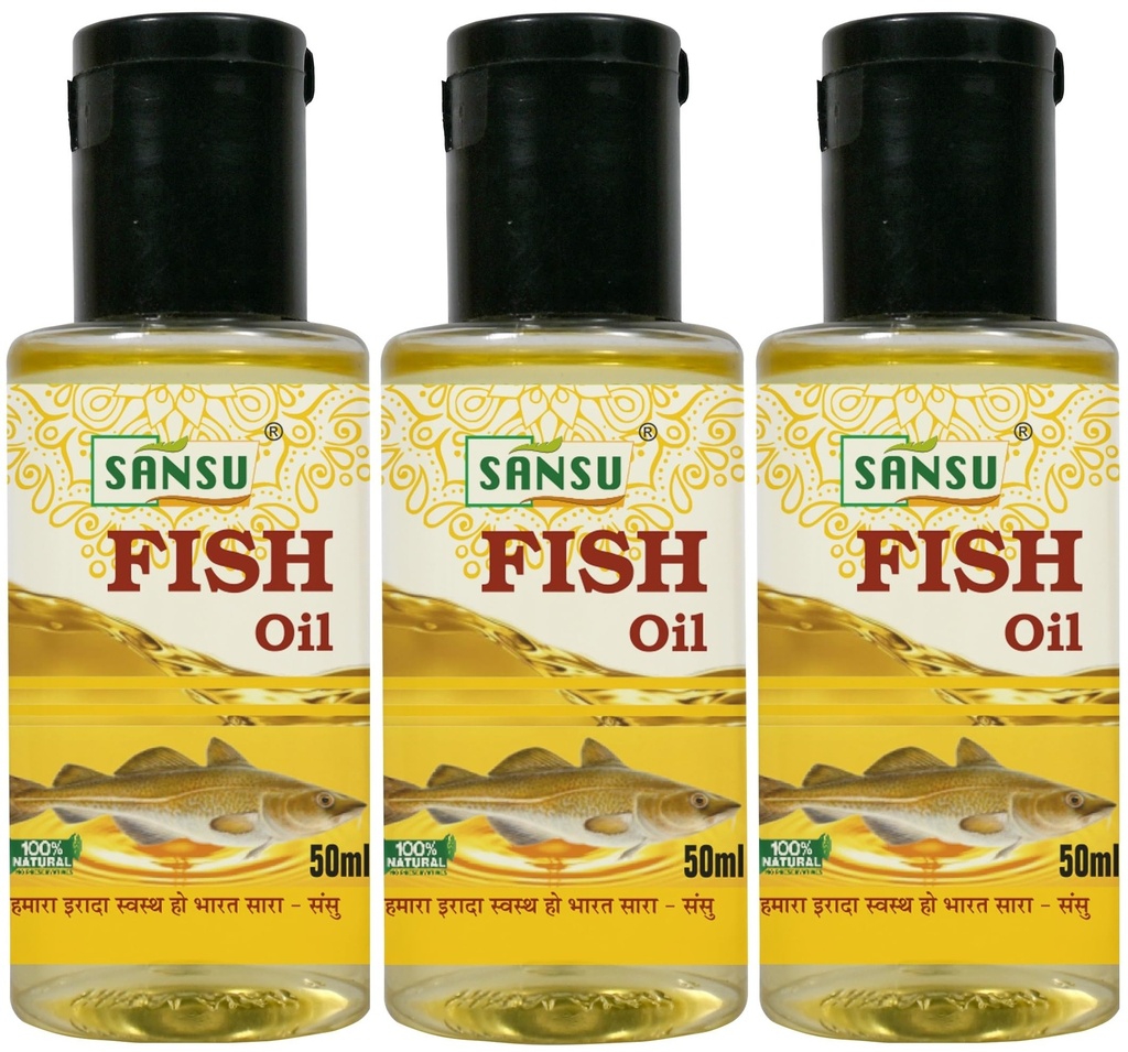Sansu Fish Oil (50ml) Pack of 3