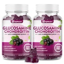 GGlucosamine Chondroitin Gummies Sugar Free, Extra Strength 1500mg Glucosamine met Chondroitin MSM & Turmeric, Joint Support Supplement for Men & Women Joint Health (120 Count (Pack of 2))