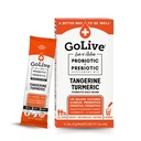 GoLive Prebiotic en Probiotic voor vrouwen, mannen, kinderen. Tangerine Turmeric Synbiotic Powder w/ L-Glutamine, Vitamine D3, Elektrolyten. Voor Gut Health, Digestie, Metabolisme, Immuniteit 15-50B CFUs.