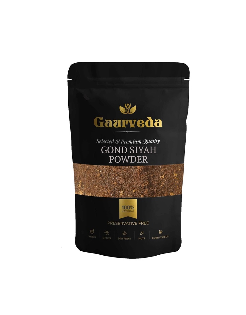 Gond Siyah Powder - 100% Natural - Health Supplement for Bone Strength & Energy - For Men's & Women's (50 Grams, Gond Siyah Powder)