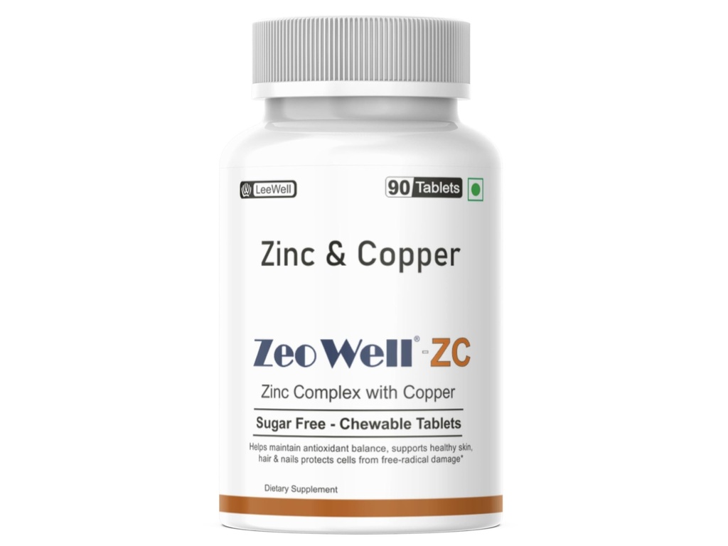 ZC (LeeWell) Zinc Copper Chewable Supplement, 90 Tablets