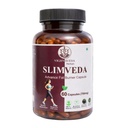 VIGHNAVEDA Slimveda Advance Ayurvedic Weight Loss Capsules for Men & Women | Fat Burner & Appetite Control | Triphala, Ginger, Garlic & Jeera | Metabolism Support | 60 Veg Capsules