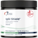 Designs for Health IgGI Shield Powder - Dairy-Free Imunoglobuline IgG Supplement, SBI met N-Acetyl-Glucosamine - Ondersteunt gezonde Intestinale Barrier Functie (3.7oz / 30 Servers)