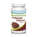 PLANET AYURVEDA VIDANGA CHURNA 100 GM | Pure Embelia Ribes | False Black Pepper Powder | Helpful in Gut Cleanse, Digestion, Skin Health & Body detoxification