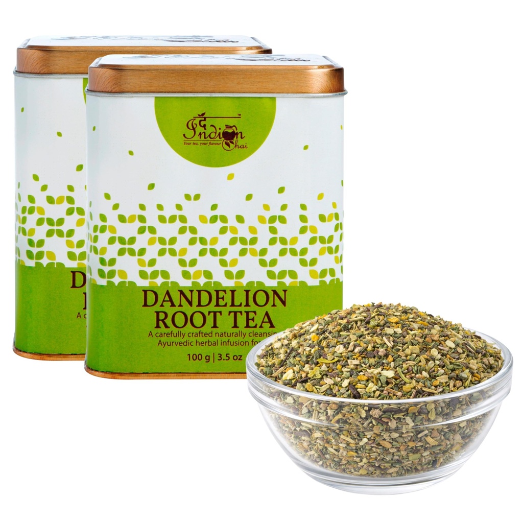 The Indian Chai – Dandelion Root Tea 200g for Detox, Cleansing Liver, Supports Kidney Function and Digestive Health, Powerhouse of Antioxidants