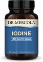 Dr. Mercola Iodine - 1.500 mcg Iodide - Ondersteunt de schildklier- en metabolische functie - Licaps Capsules - Non-GMO, Glutenvrije & sojavrije - 30 capsules (30 porties)