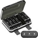 Organisateur hebdomadaire de pilules 3 fois par jour, boîte à pilules portable de 7 jours pour pilules, vitamines, huile de poisson, médicaments, suppléments (3x7 noir)