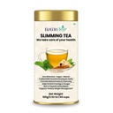 Baton Slimming Green Tea 100g Tin | 18 Natural Herbs for Weight Management & Detox | Supports Metabolism, Fat Burning & Digestive Health | Zero Sugar | For Men & Women | Pack of 1