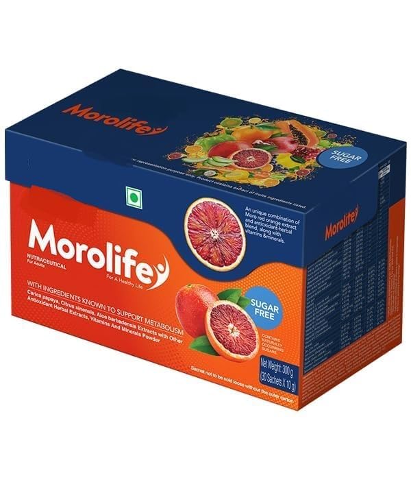 Morolife Sugar Free Nutritional Supplement with Ingredients to Support Metabolism, 300gm