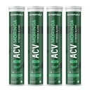 SUPERFUELS ACV Moringa - Apple Cider Vinegar Effervescent Tablets | Supports Weight Loss, Fat Burn & Gut Health | Controls Cravings | Vitamin B6 & B12 | No Added Sugar | Effervescent Tablets- Green apple | Pack of 4 (60 Tablets)