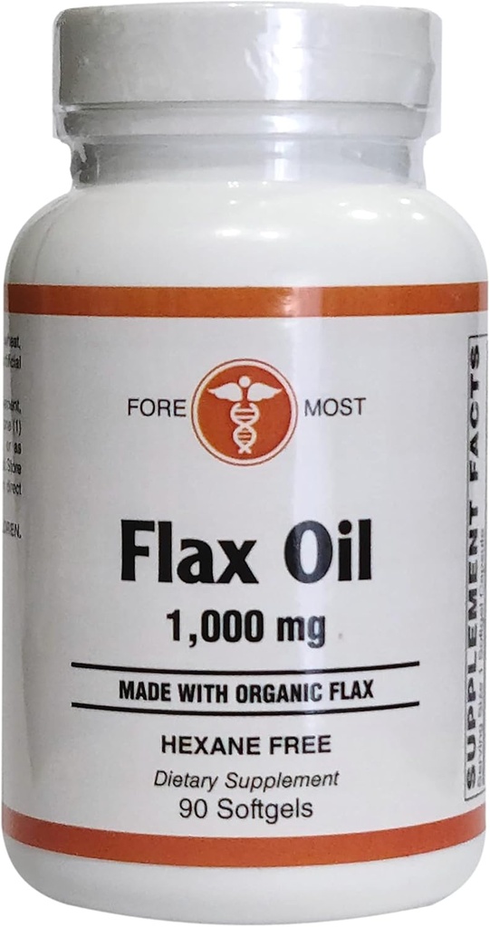 Vlasolie, 1000mg, 90 Softgels