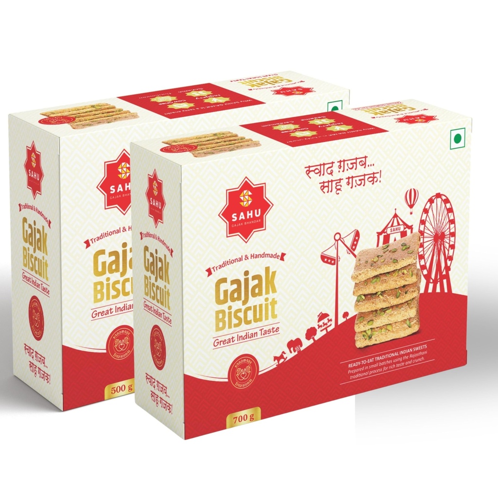 SAHU GAJAK BHANDAR Gajjak 1200g Sesame Jaggery Sweet
