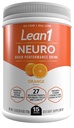 Lean1 Neuro, boisson en poudre d'énergie mentale, saveur orange, 15 tubes de service par Nutrition53