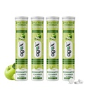 Apple Cider Vinegar Effervescent Tablet with 500mg ACV, Vit B6 & B12, Control Cravings I with Pomegranate & Beetroot I No Maltodextrin & No Added Sugar I 80 Effervescent Tablets - Green Apple (Pack of 4)