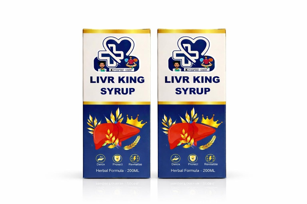 #1 Ayurvedic Fatty Liver Syrup | KK Perfect Care Livr King Syrup with Kutki, Punarnava, Amaltas + 20 Herbs | Liver Detox, Enzyme Support, Constipation & Gastric Relief | 200ml Natural