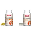 Jarrow Formulas Quercetin 500 mg-Bioflavonoid-Quercetin Dieetsupplement-200 Servings -Ondersteunt gezonde Cellulaire Functie & Zink Balance 15 mg-100 Servings -Inclusief koper-Essentieel Mineraal