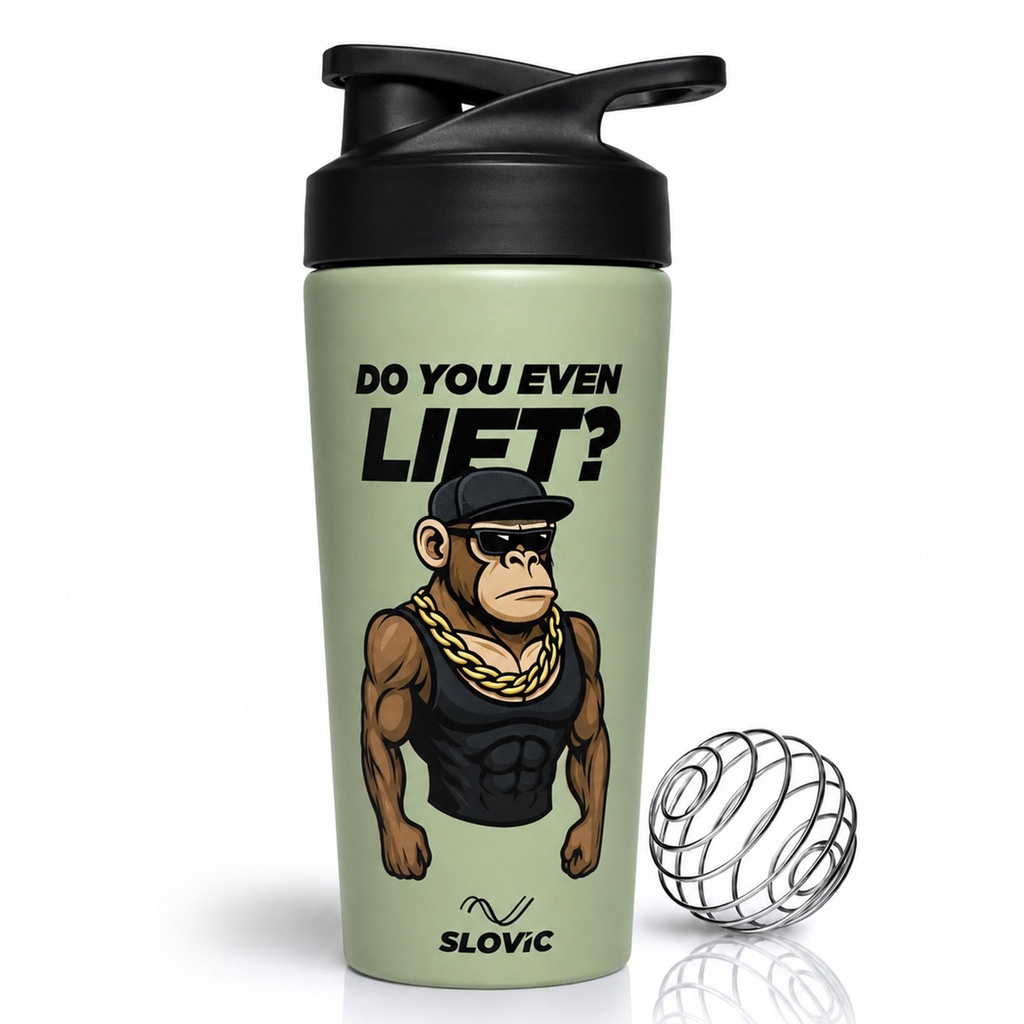 SLOVIC Stainless Steel Shaker for Gym [750 ML] | Protein Shaker Bottle