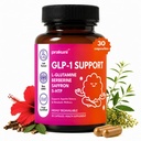GLP-1 Daily Support Capsules with Berberine & SaffronPrakuni GLP-1 Daily Support Capsules with Berberine, 5-HTP, Saffron & Chromium, Appetite & Satiety Support, Metabolism & Energy Wellness Supplement, 30 Capsules