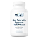 Vitale voedingsstoffen Saw Palmetto met Pygeum en brandnetelwortel - Vegan Saw Palmetto voor mannen ondersteunt gezonde prostaatfunctie* - Gluten, zuivel, sojavrij - 120 capsules