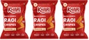 Khari Foods Ragi Crispies 50g, Tandoori Flavoured Chips, No Palm Oil, No Maida, Millet Goodness, Fibre Rich, Zero Cholestrol, Gluten Free Vegan Snacks (Pack of 3)