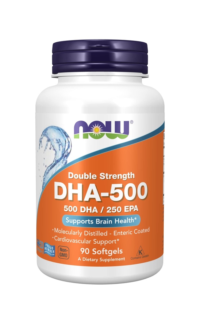 DHA-500, 90 Softgels by Now Foods (paquet de 2)