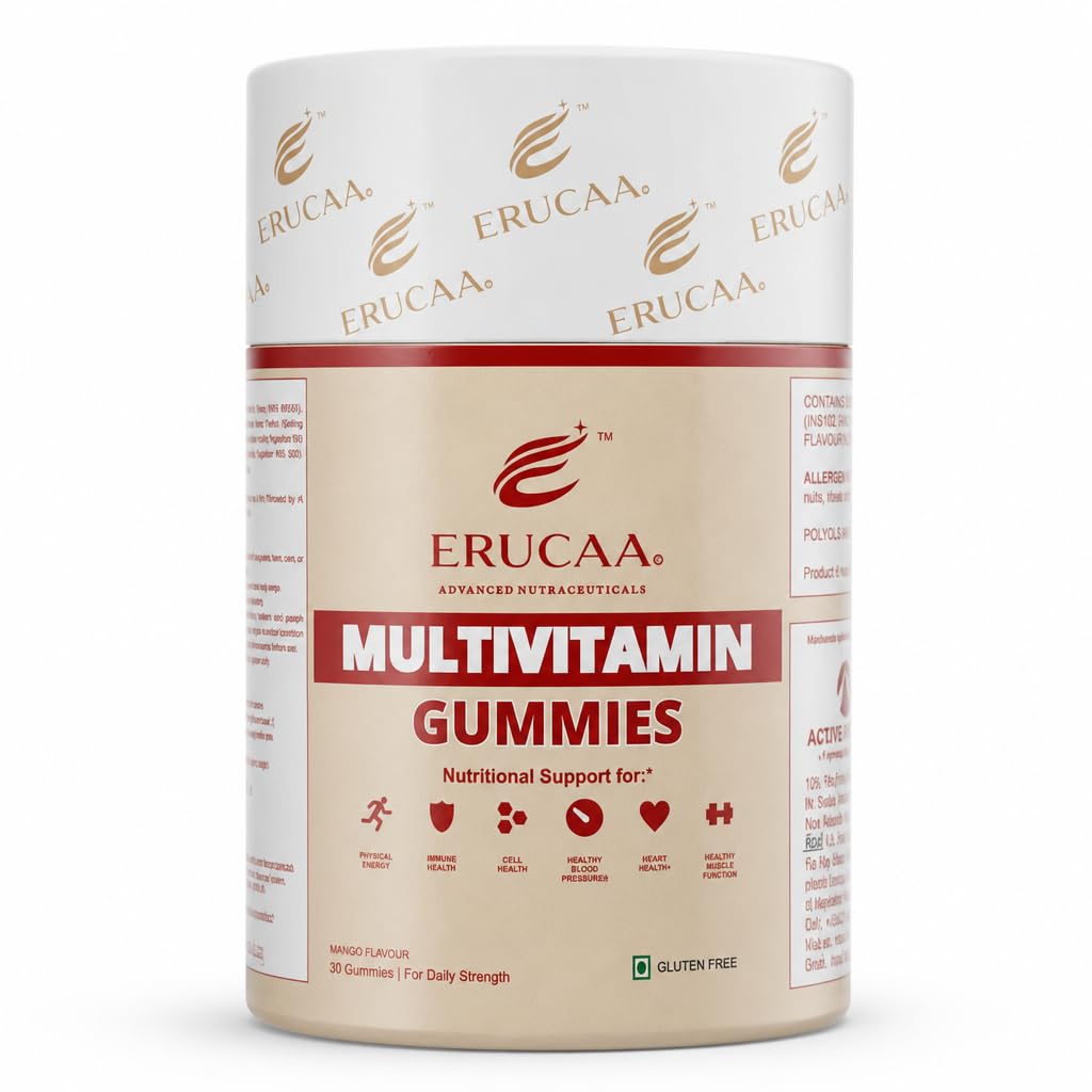 Multivitamin Gummies | Mango Flavour | 30 Gummies | Gluten Free | Daily Multivitamin Gummies for Adults