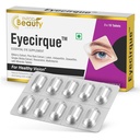 Eyecirque Eye Supplement Tablets | Eye Health Vitamins with Lutein & Zeaxanthin, Bilberry & Astaxanthin | Vision Support Supplement | Blue Light Protection | Multivitamin for Eyes (30 Tablets)