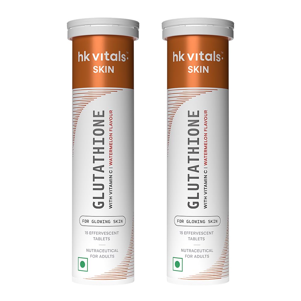hk vitals Glutathione, Watermelon, 2 x 15 Effervescent Tablets
