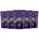 Farmley Chia Seeds 200g I Seeds for Eating | Seeds for Weight Management | Rich in Calcium, Protein & Fibre (Pack of 5)