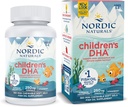 Nordic Naturals DHA, Aardbei - 360 Mini Kauwbare Zachte Gels voor kinderen - 250 mg Omega-3 met EPA & DHA - Hersenontwikkeling & functie - Niet-GMO - 90 Servers