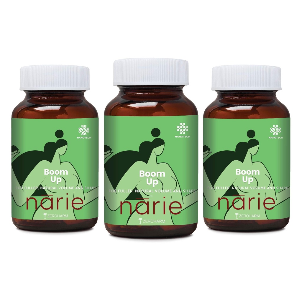 ZEROHARM Narie BoomUp Capsules for Women - Ayurvedic Supplement with Shatavari, Ashwagandha, Fenugreek & More - Supports Natural Volume, Shape, Firmness & Hormonal Wellness, B-Care - 180 Veg Capsules