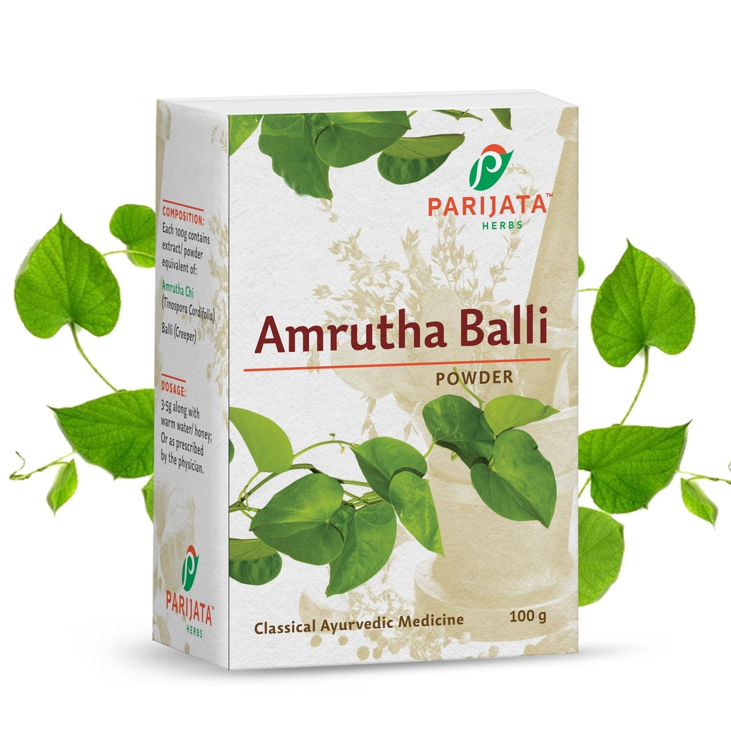 Giloy/Guduchi/Amrutha Balli/Gulvel Stem Powder - 100gm | No Added Preservative | Immunity Booster Tinospora Cordifolia Ayurvedic Powder for Managing Diabetes, Jaundice, Kidney Stones, Infections