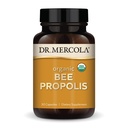 Dr. Mercola Biologische Bijen Propolis, 30 porties (30 capsules), Dieetsupplement, Ondersteunt Ademhalingsgezondheid, Niet-GMO, Gecertificeerd USDA Biologisch