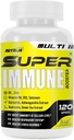 NutriJa Super Immune Booster - D3, Zinc, B6, B12, Supplement (120 Capsules)