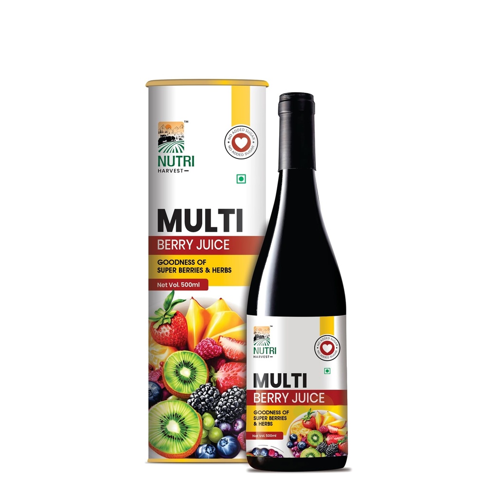 Nutri Harvest Multi Berry Juice (Multivitamin) 25+ Super Berries & Herbs