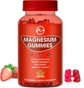 Magnesium Gummies 100mg Hoge sterkte - Fruitige smaken Gummy Bear, gezonde minerale supplementen bevordert spier, energie en spijsvertering