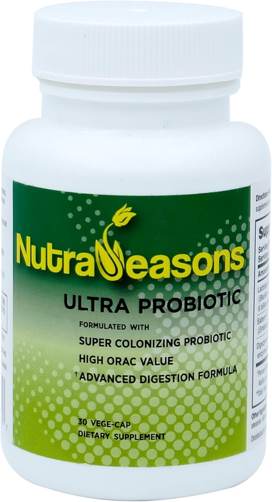 Ultra Probiotic Complex met Bacillus coagulans, Dispensive Multi enzymen, Prebiotic Berrys