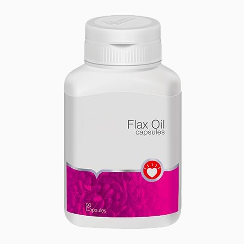 Flax Oil Capsule Golden Flaxseed Oil Capsules - Nutritional Powerhouse for Vitality and Well-being 90 Capsules