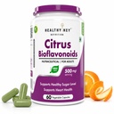 HealthyHey Nutrition Citrus Bioflavonoids - 500mg per serving - 60 Vegetable Capsules