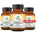 Organic India Flaxseed Oil 60 Capsules - Pack Of 3