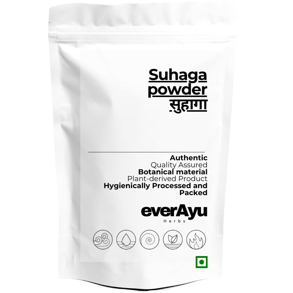 Suhaga Powder 50gm – Sodium Borate | Borax Rock/Borax Stone | Natural & Purified Form | Multi-Purpose Traditional Mineral Powder | 50gm
