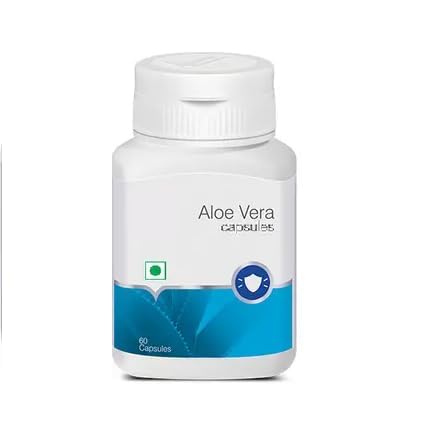 Aloe Vera Capsules, Dietary Supplement - 60 Capsules