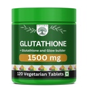 SYLARA 1500 mg Glutathione Tablets For Skin Whitening - 120 Tablets Capsules Supplements with Vitamin C with Biotin, Vegetarian Collagen for Skin Glow