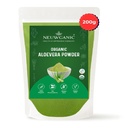 Organic Aloe Vera Leaf Powder - India Organic and Usda Certified - Food Grade - For Face,Skin & Hair Care - Aloevera Powder 200 gm Pack of 1