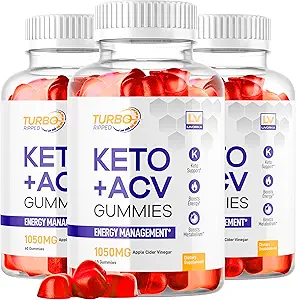 (3 Pack) Turbo Ripped Keto Perte de poids Gommies de vinaigre de cidre de pomme, Turbo Ripped Keto Gommies, Turbo Ripped Gommies, TurboRipped Keto vinaigre de cidre de pomme avancé multivitamine saine s Gommys, 3 mois