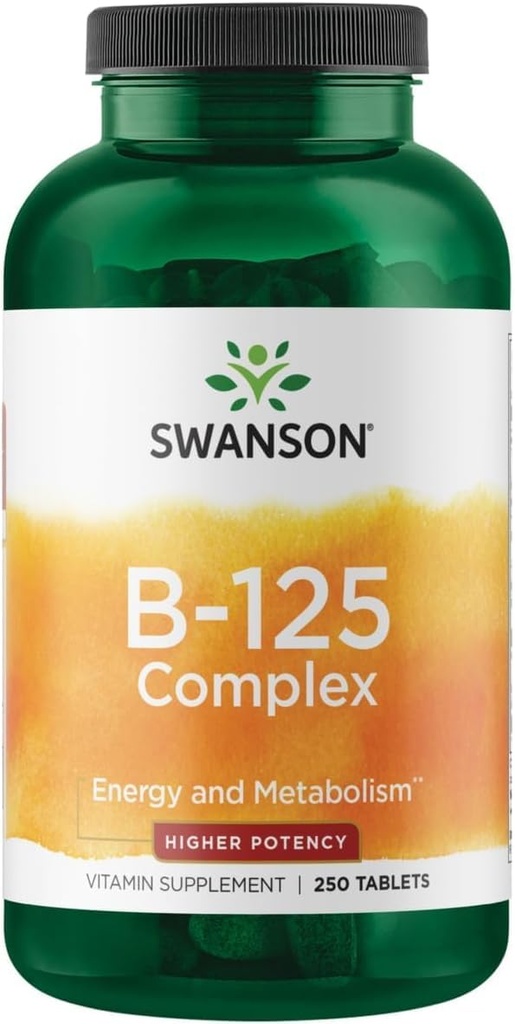 Swanson Vitamine B-125 Complex 250 Tabs