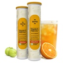 Setu Vitamin C: Fizz (15 Effervescent Tablets X 2) | Supplements for Women & Men | Antioxidant-Rich to Helps Boost Immunity in Adults With Vitamin C Complex, Amla & Zinc (Orange)