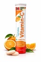 Natural Vitamin C Effervescent Tablets With 1000 Mg Amla Extract & Zinc Sulphate Monohydrate | Immunity Booster Supplement Orange Flavour | Fast Dissolving 20 Tablets Pack Of 1